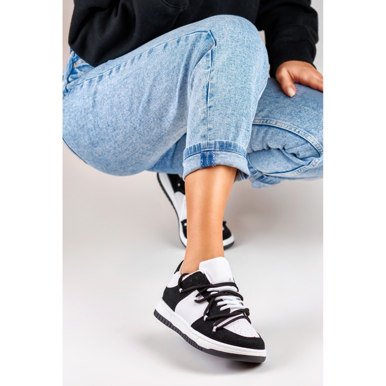 Mustavalkoiset naisten urheilukengät monivärinen