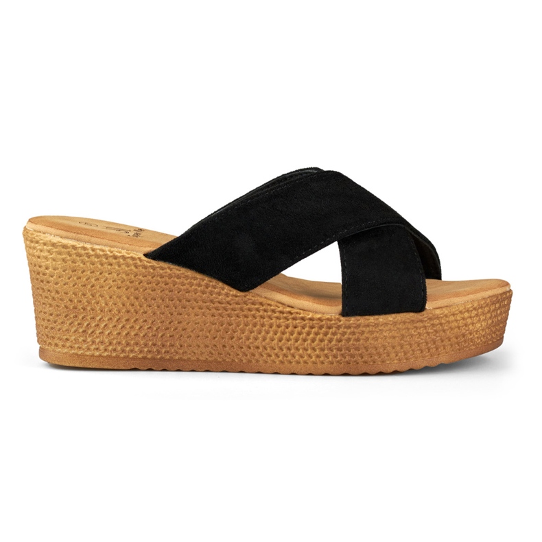 Naisten mustat kiilatossut