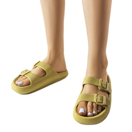 Padovan vihreät kumiset soljet