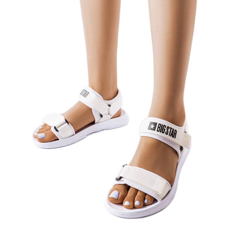 Big Star HH274A026 valkoiset urheilusandaalit valkoinen