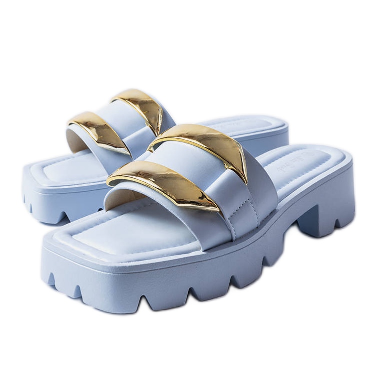 Provincin siniset liukusäätimet, joissa on paksu pohja sininen