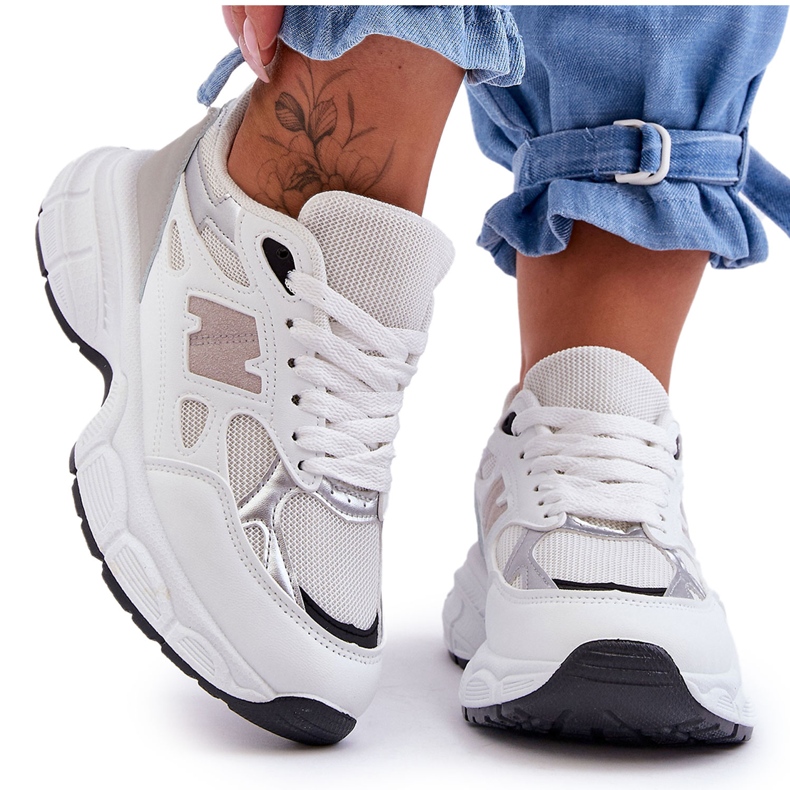 FG2 Muodikkaat naisten urheilukengät valkokankaalla valkoinen