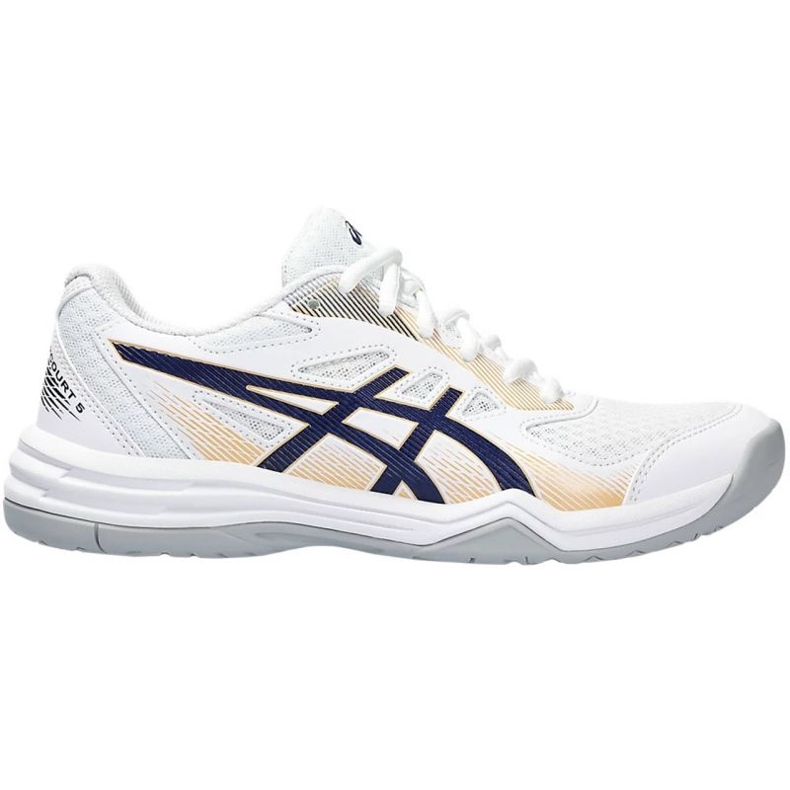 Asics Upcourt 5 W 1072A088 104 lentopallokengät valkoinen valkoinen