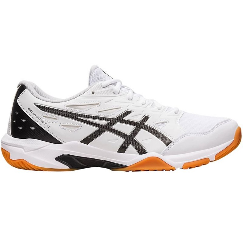 Asics Gel-Rocket 11 M 1071A091 101 lentopallokengät valkoinen valkoinen