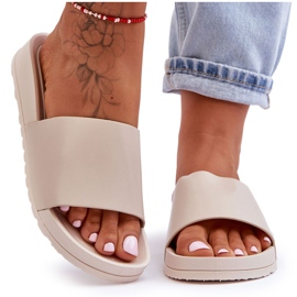 Klassiset naisten tossut beige Rolien