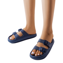 Padovan laivastonsiniset soljet kumiset liukusäätimet sininen