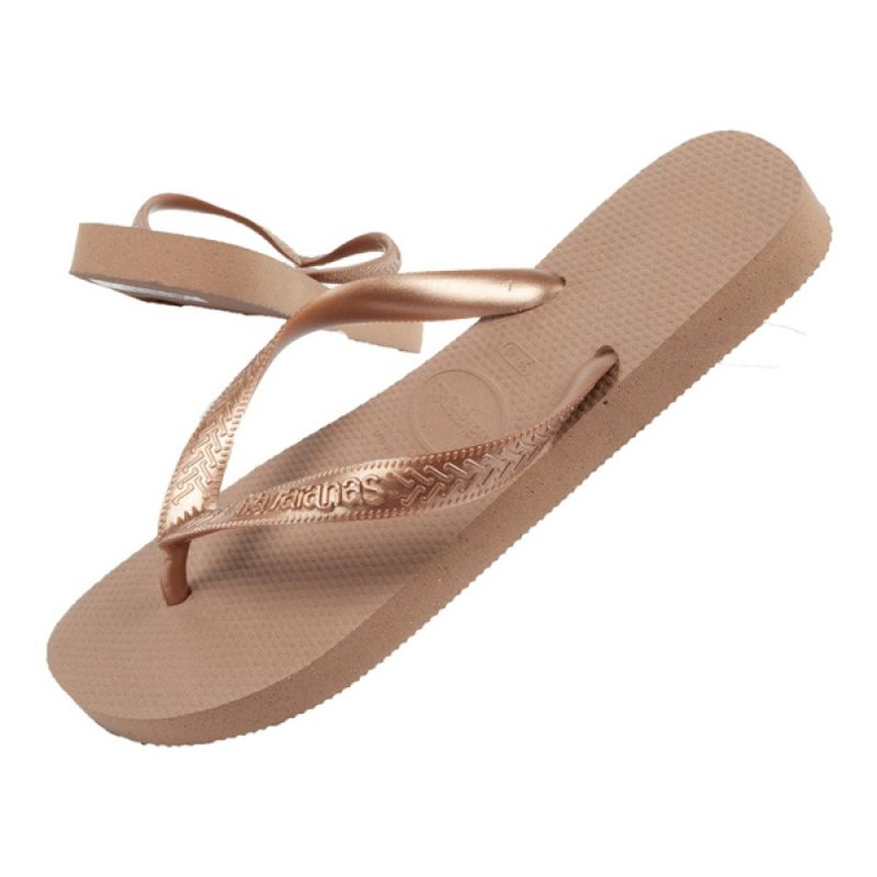 Havaianas varvastossut Rosegoldissa kultainen