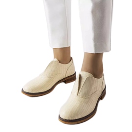 Beige brogues LS5379 Taupe