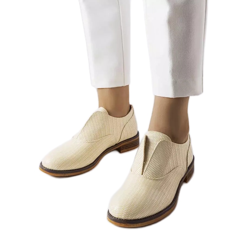 Beige brogues LS5379 Taupe