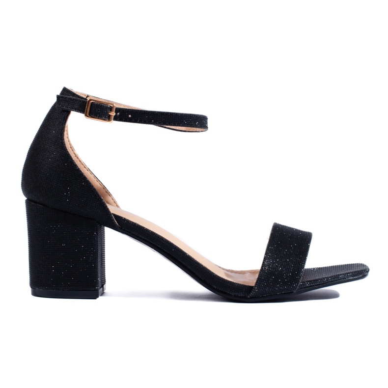 Shelovet mustakorkoiset sandaalit