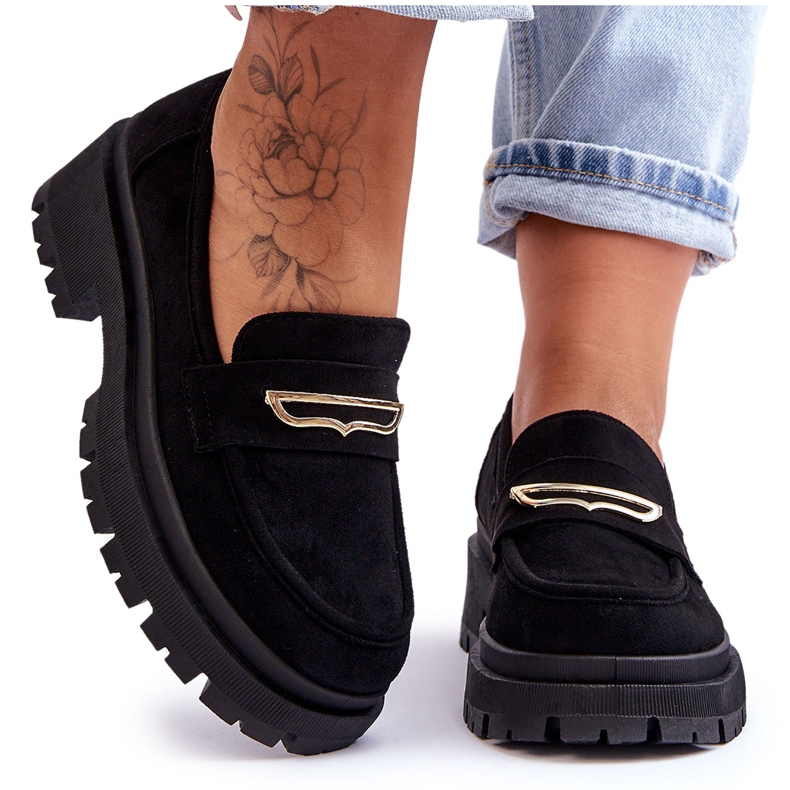 PS1 Naisten mokkanahkaiset lippaat, musta Pure Love