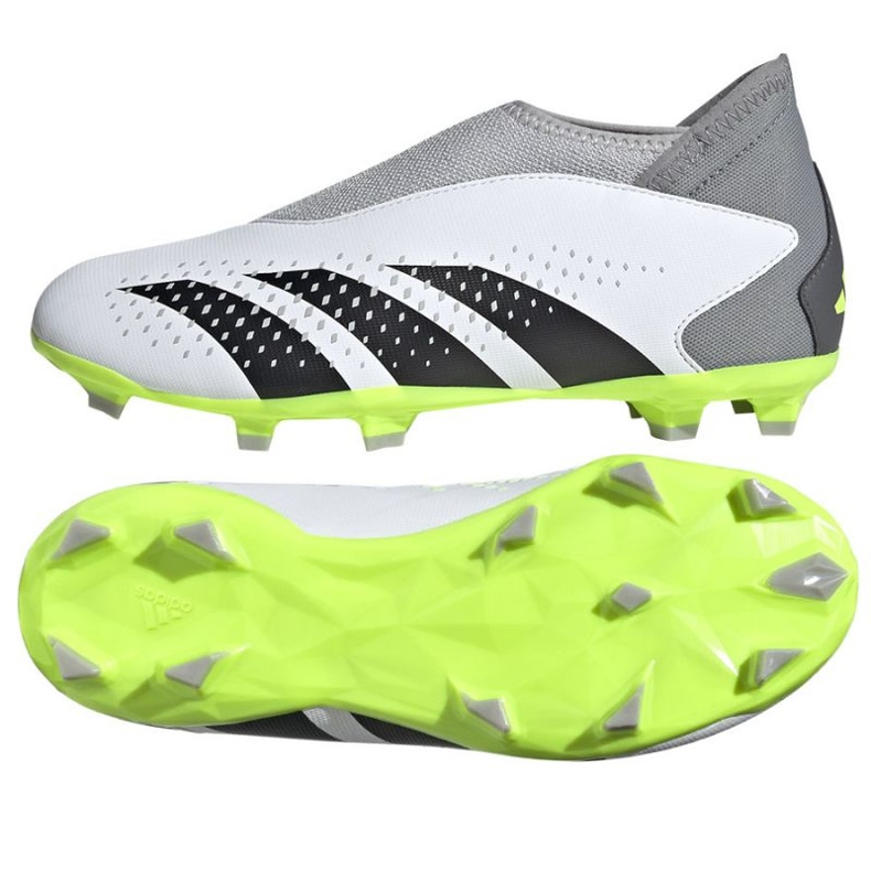 Kengät Adidas Predator Accuracy.3 Ll Fg Jr IF2265 valkoinen valkoinen