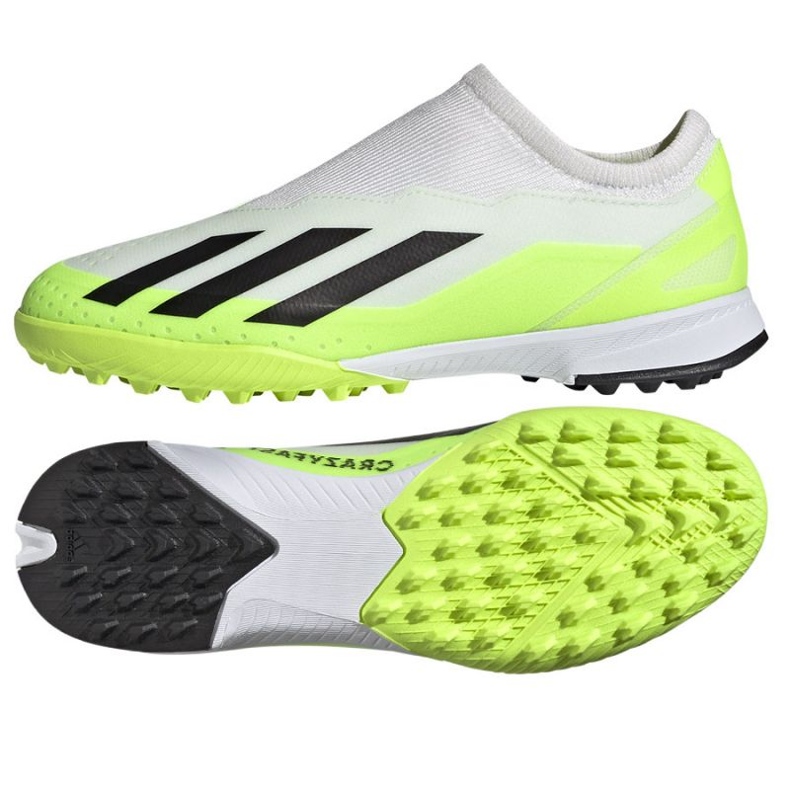 Kengät adidas X CRAZYFAST.3 Ll Tf Jr IE1499 valkoinen valkoinen