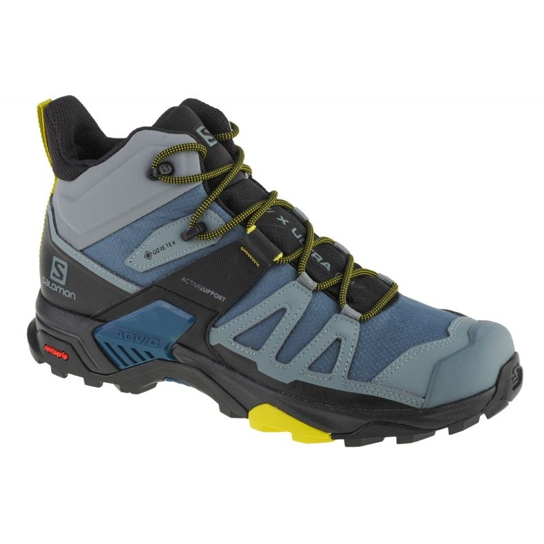 Kengät Salomon X Ultra 4 Mid Gtx M 416246 harmaa