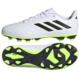 Adidas Copa Pure.4 FxG Jr GZ2551 jalkapallokengät valkoinen valkoinen