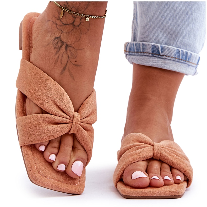 Naisten oranssit Vanilla Sky Velour -tossut