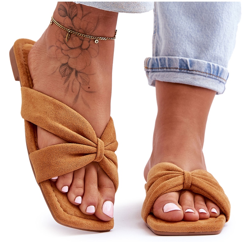 Naisten Camel Vanilla Sky -veluuritossut ruskea