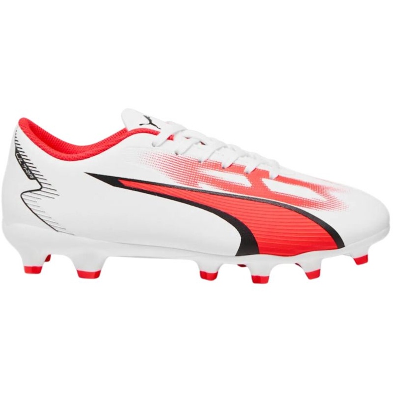 Puma Ultra Play FG/AG Jr 107530 01 jalkapallokengät valkoinen valkoinen