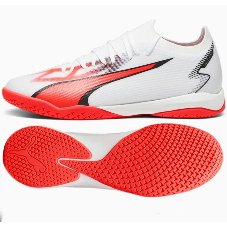 Puma Ultra Match It M 107522-01 jalkapallokengät valkoinen valkoinen
