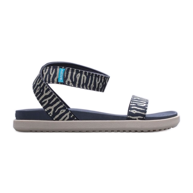 Native Juliet Print Sandaalit W 61309801-8983 sininen