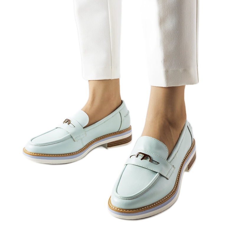 Orlanda mintunahkaiset loaferit vihreä