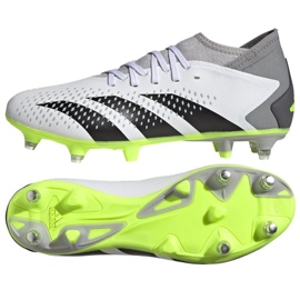 Adidas Predator Accuracy.3 Sg jalkapallokengät IE9492 valkoinen valkoinen