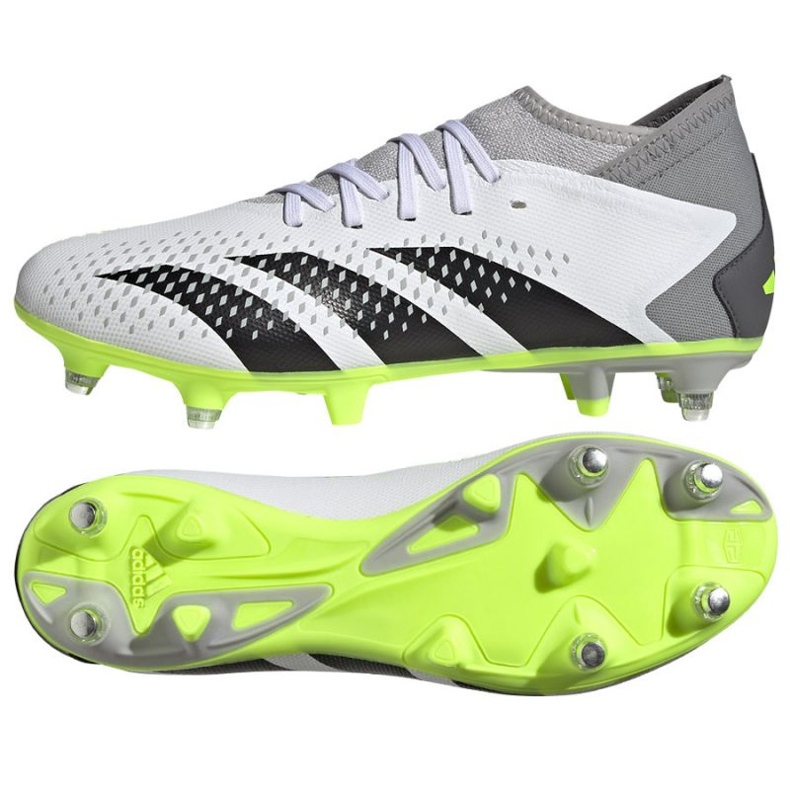 Adidas Predator Accuracy.3 Sg jalkapallokengät IE9492 valkoinen valkoinen