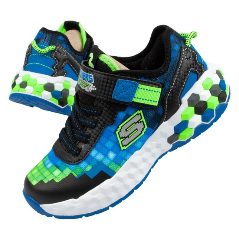 Kengät Skechers Minecraft Led Jr 402204L/BBLM monivärinen