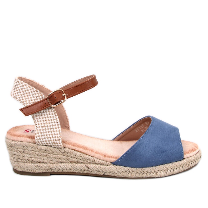 Eakes Blue wedge espadrill sandaalit sininen