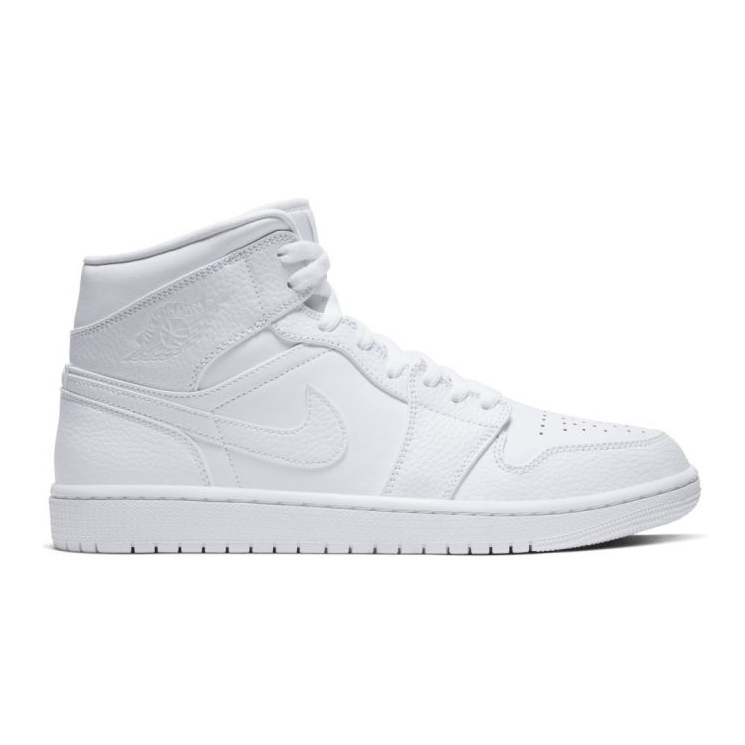 Nike Air Jordan 1 Mid M 554724-130 kengät valkoinen