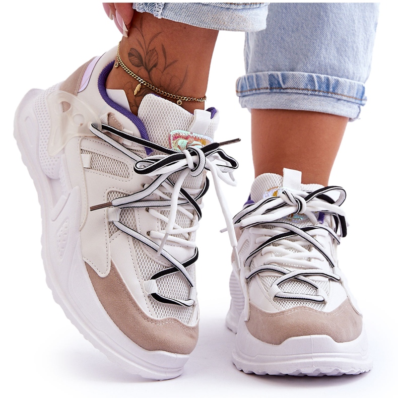 Nahkainen urheilujalkineet Valkoinen Sifel