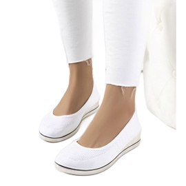 Loane valkoiset wedge-lenkkarit valkoinen