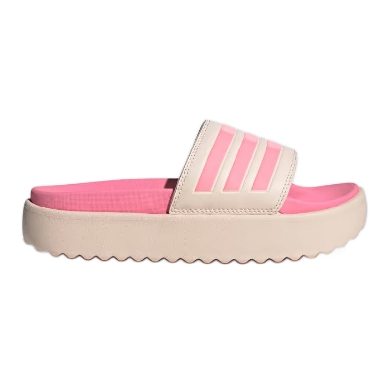 Adidas Adilette Platform HP9409 vaaleanpunaiset varvastossut beige