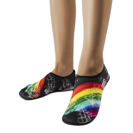 ProWater Musta värikäs printti Krejz vesikengät