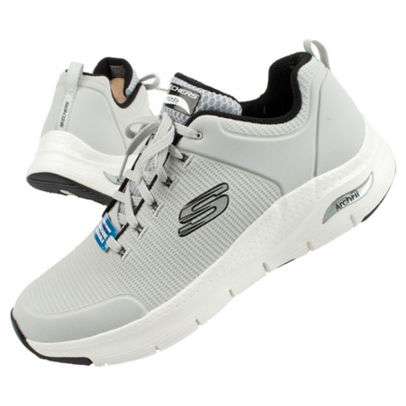 Skechers Arch Fit M 232200-LGBK urheilukengät harmaa