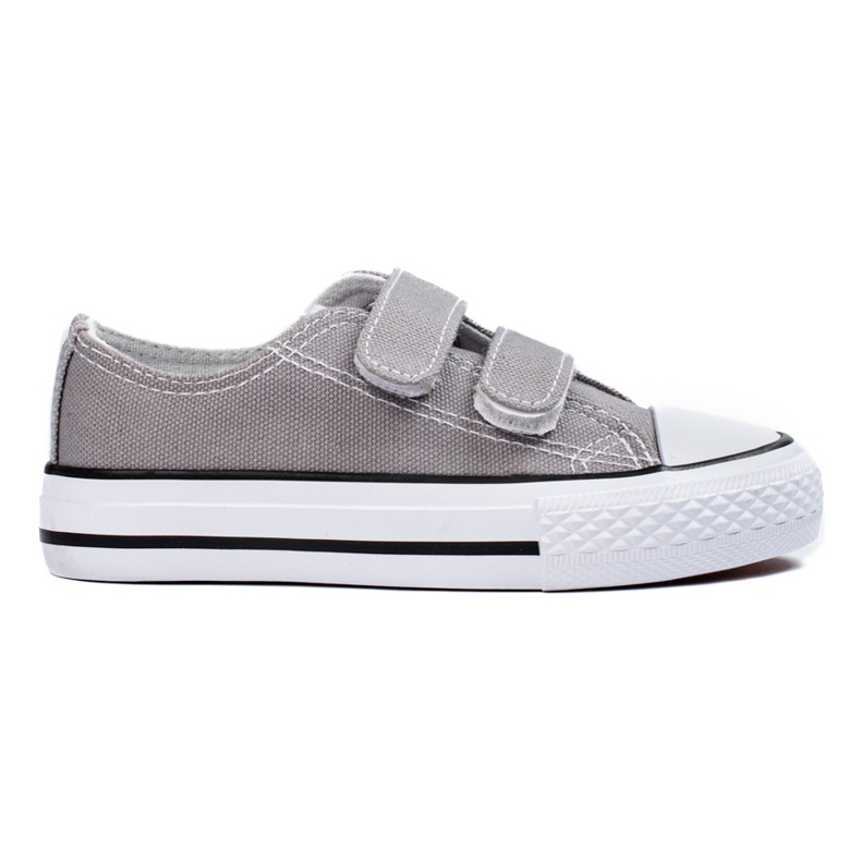 Shelovet harmaat lasten tennarit tarranauhalla