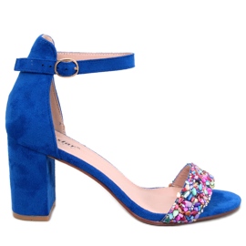 Kivikorkoiset sandaalit Valentine Blue sininen