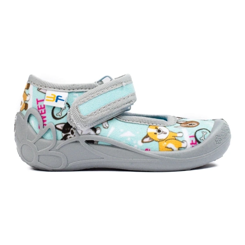 SHELOVET Lasten tossut päiväkotiin 3F-koirien kanssa sininen