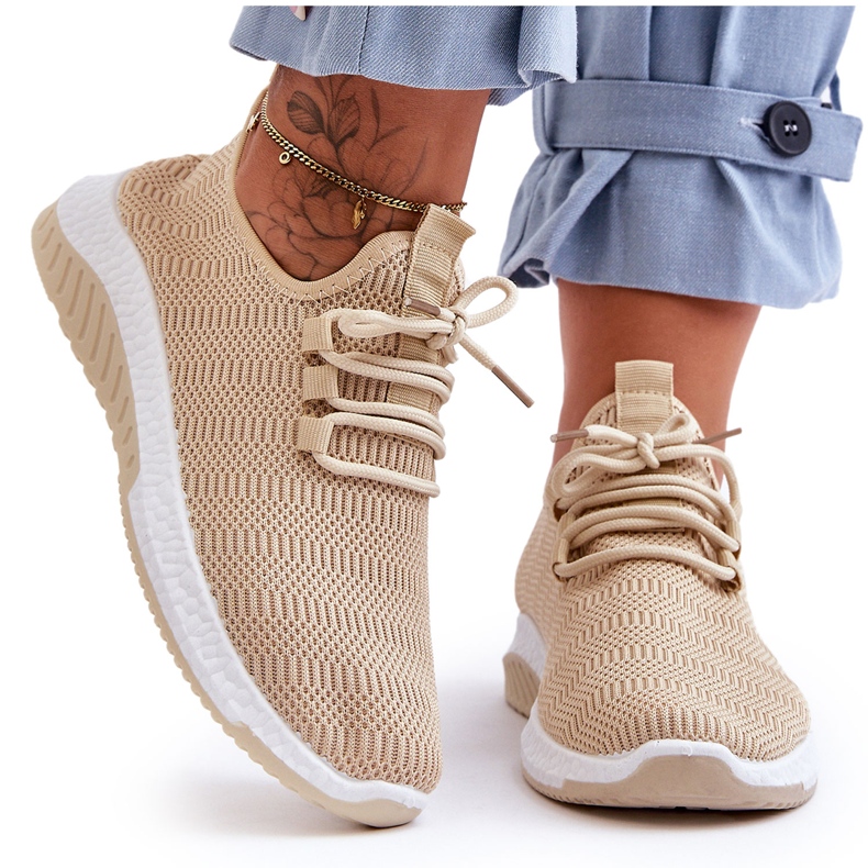 PG1 Classic Textile Slip-on lenkkarit Beige Gusto