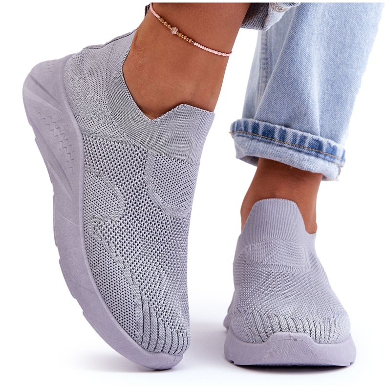 PG1 Naisten Slip-On urheilukengät Harmaa Claris