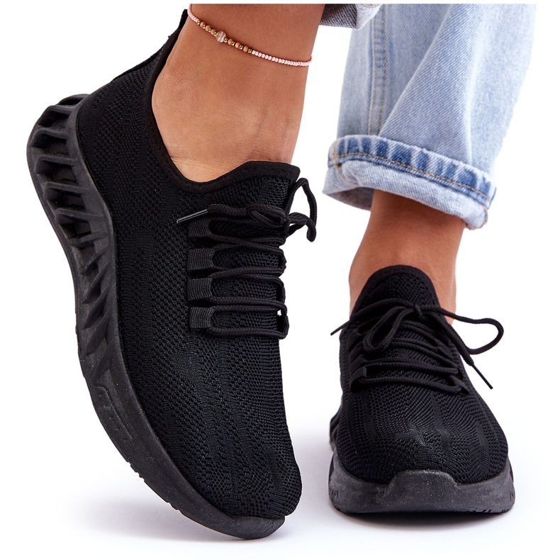 PG1 Naisten tekstiililenkkarit, mustat Venett