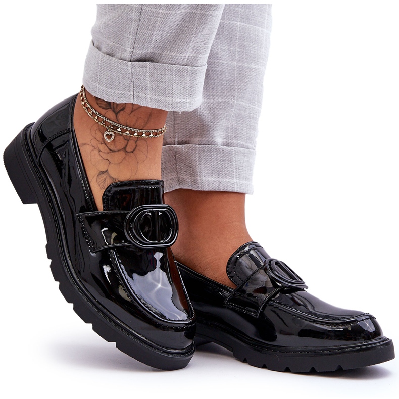 PG1 Lakattu alusta Loafers Black Jarren musta