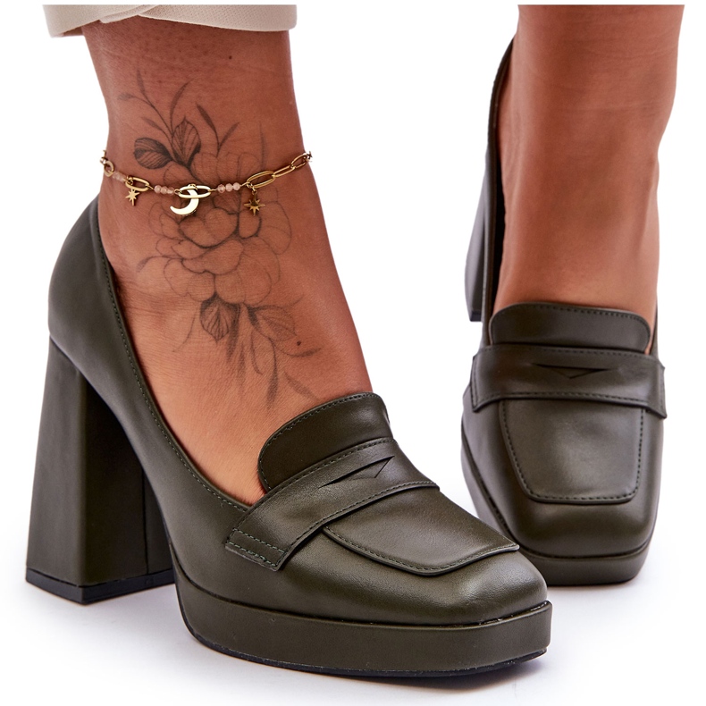 Alisa Vihreät korkokengät