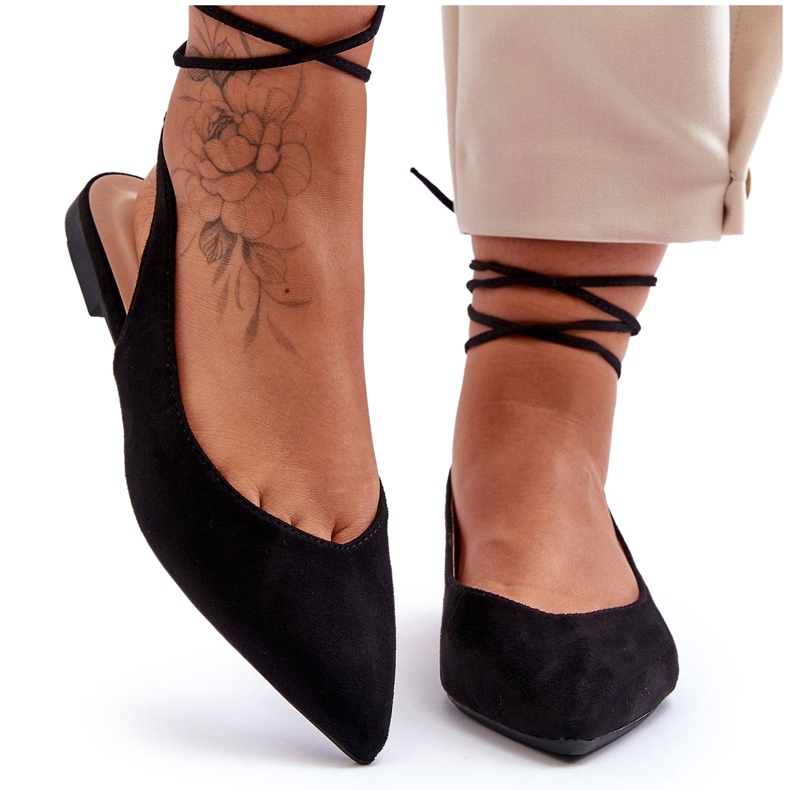 PG1 Naisten mokkanahkanauhat, mustat Lilly Ann