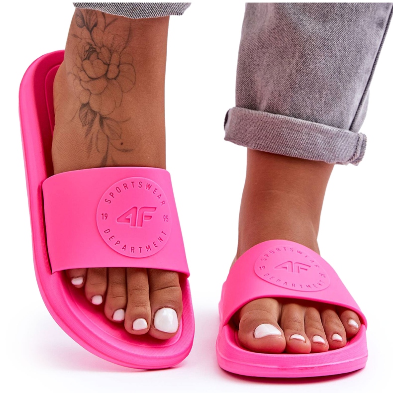 Naisten urheilutossut 4F 4FSS23FFLIF069-53S Fuksia vaaleanpunainen