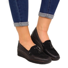 Rieker W RKR395 mustat kiilakengät