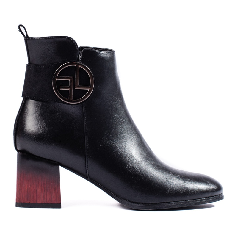 W. Potocki Mustat naisten saappaat Potocki-postissa