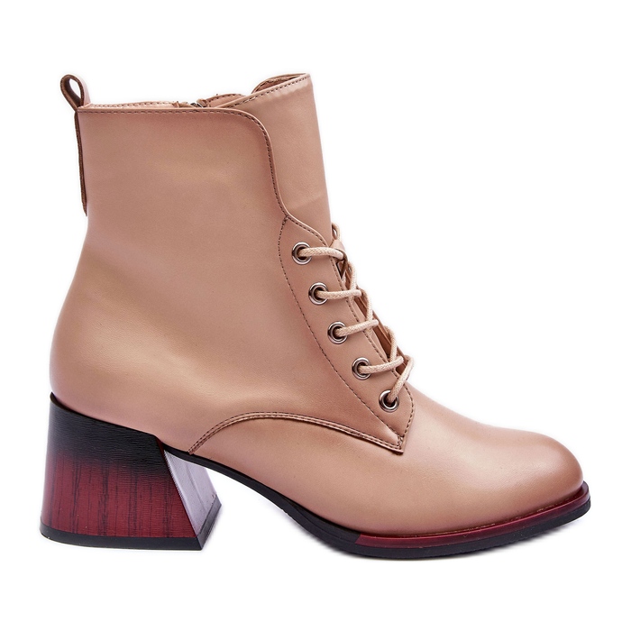 Vinceza Korkeakorkoiset saappaat beige Luloshe