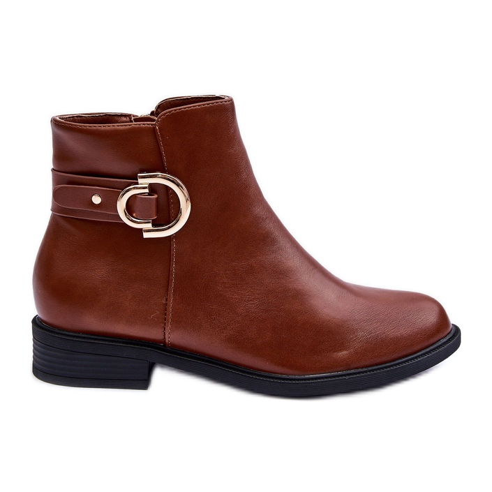 FD1 Litteät saappaat Ruskeat Meronei