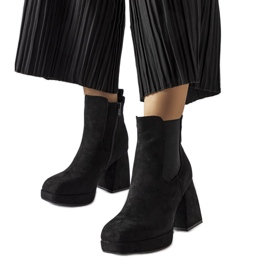 Province mustat eko-mokkanahkasaappaat